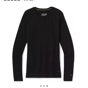 Smartwool Women's Classic Thermal Merino 250 Base Layer Crew Black Medium M